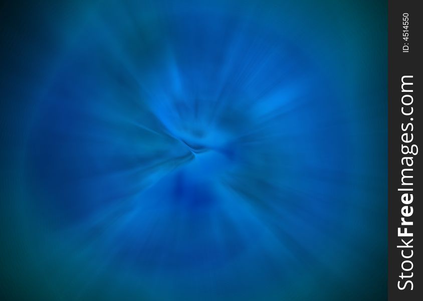 Blue 3D rendered abstract background. Blue 3D rendered abstract background