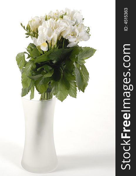 Spring flower bouquet in vase