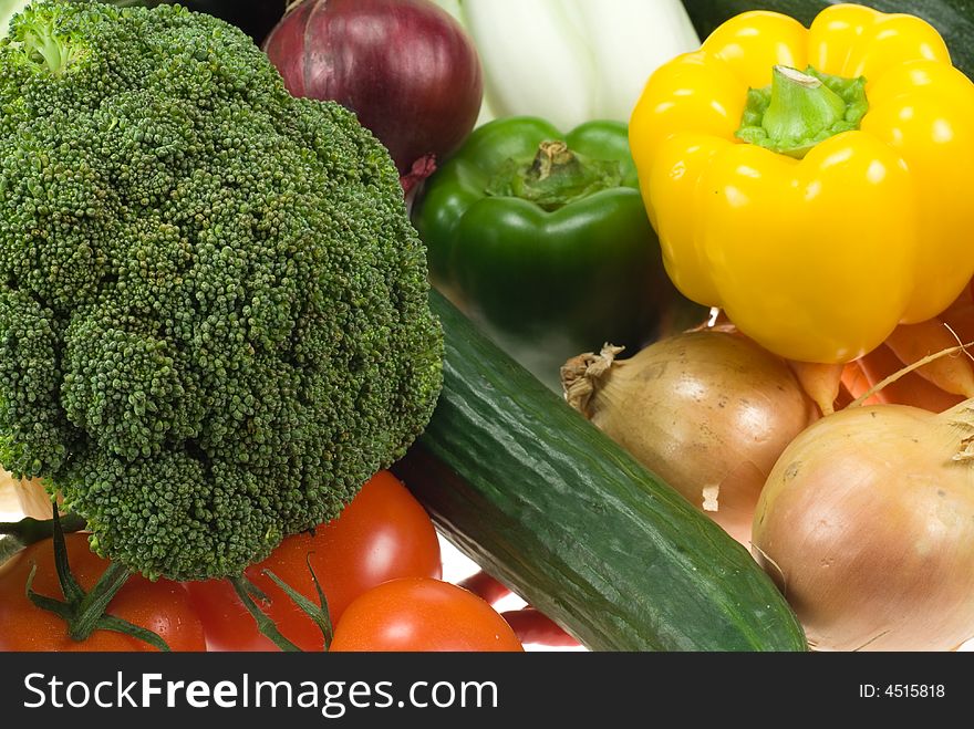 Close-up of fresh vegetables for backgrounds