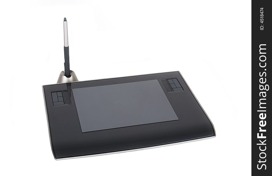 A Computer Drawing Tablet Input Device. A Computer Drawing Tablet Input Device