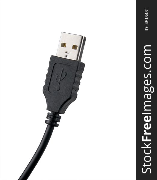 USB Device Interface End in Black