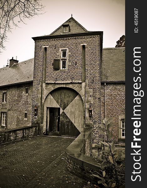 Castle Terworm, Limburg in the Netherlands. Castle Terworm, Limburg in the Netherlands