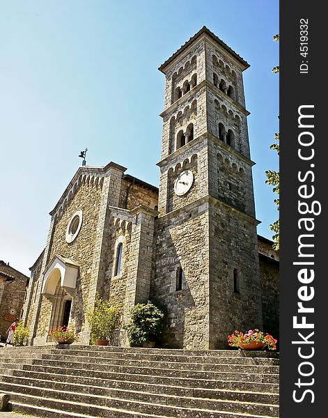 A Church Italy wideangle view