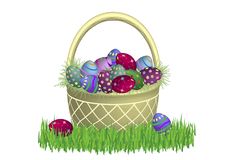 Gold Easter Basket Modern 2 Stock Photo Gold Easter Basket Modern 2 Stock Photo
