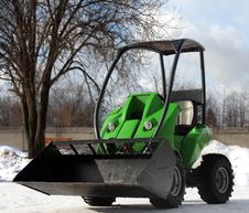 Green Excavator Royalty Free Stock Photos Green Excavator Royalty Free Stock Photos