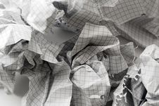 Crumpled Paper Ball. Royalty Free Stock Photography Crumpled Paper Ball. Royalty Free Stock Photography