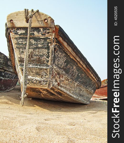 A boat on the Beach