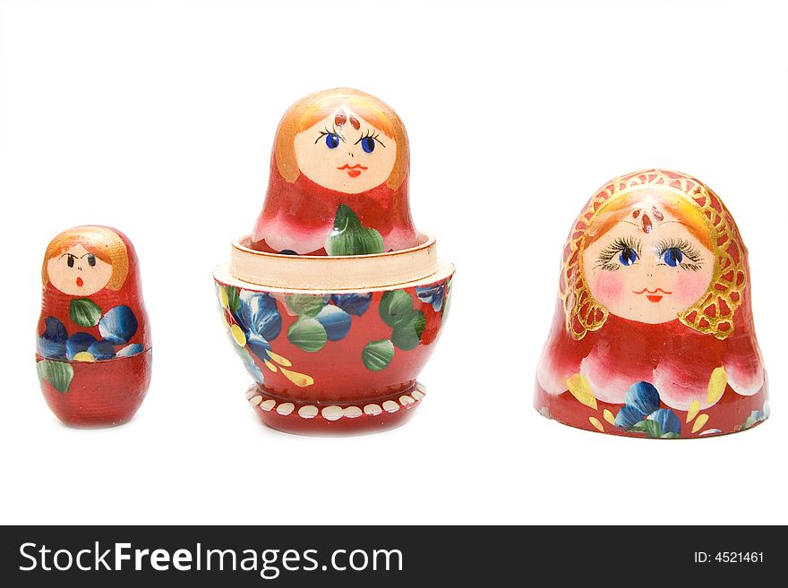 Russian three matreshka