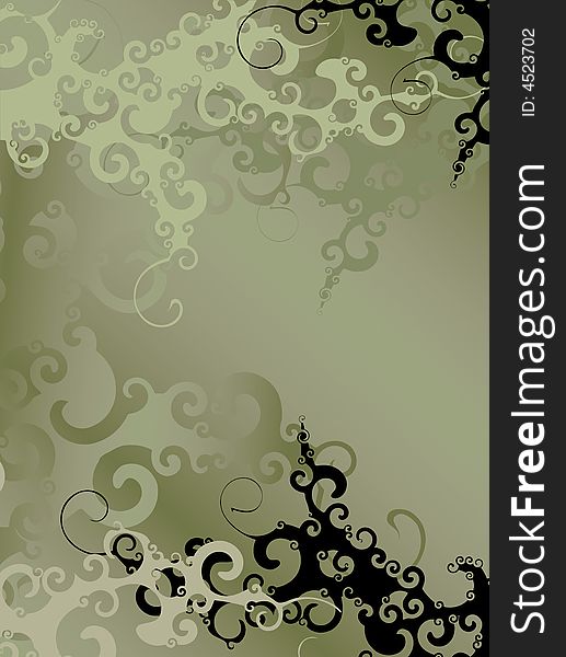 Abstract  background. A vector format is added. Suits well for a postcard or background