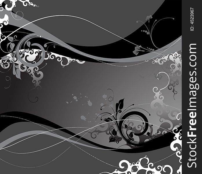 Abstract background. A vector format is added. Suits well for a postcard or background
