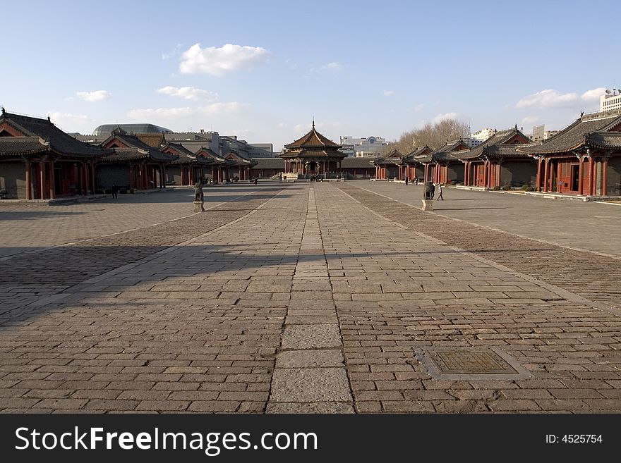 The Shenyang Imperial Palace, one of the two most intact imperial group-buildings ever existing in China, is located at Shenyang City, Liaoning Province. Covering an area of more than 60,000 square meters (about 71,760 square yards), the Shenyang Imperial Palace is one twelfth the size of the Forbidden City in Beijing. The palace consists of more than 300 rooms, formed around 20 courtyards.
Founded in 1624, the 380-year-old Shenyang Imperial Palace is one of the few ancient Chinese architectures to epitomize an ethnic culture, next to the Potala Palace in Lhasa, capital of the Tibet Autonomous Region. The palace can be divided into three sections-the eastern section, the middle section and the western section. Each section boasts of unique characteristics.
Besides the Forbidden City in Beijing, the Shenyang Imperial Palace is the only other existing palace complex in China. Within its walls much is revealed about the early Qing Dynasty. It was listed by UNESCO as a World Cultural Heritage Site in 2004 as an extension of the Forbidden City and is now the most popular and renowned tourist attraction in Shenyang.