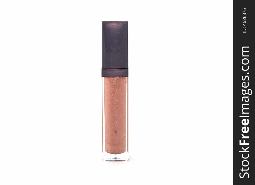 Cosmetic lip glosser  on a white background