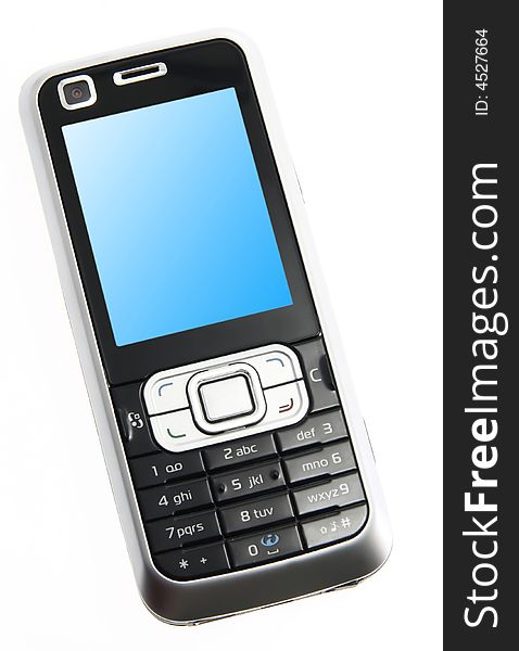 Perfectly isolated mobile phone on white background. This high resolution image was taken by 10 mp Canon camera with professional lens. Perfectly isolated mobile phone on white background. This high resolution image was taken by 10 mp Canon camera with professional lens.