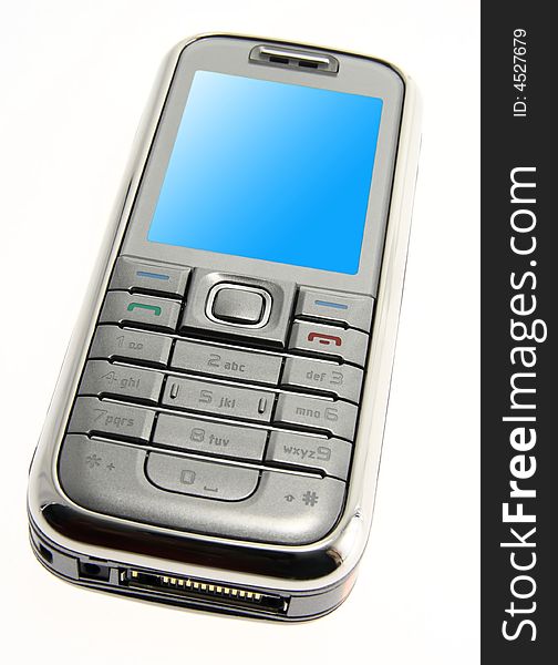 Perfectly isolated mobile phone on white background. This high resolution image was taken by 10 mp Canon camera with professional lens. Perfectly isolated mobile phone on white background. This high resolution image was taken by 10 mp Canon camera with professional lens.