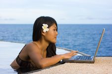 Work Anywhere In Paradise Stock Image Work Anywhere In Paradise Stock Image
