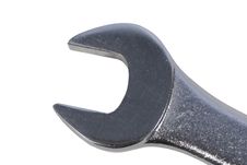 Chrome Wrench Close-up Path Royalty Free Stock Photo