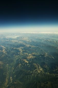 Rockies From The Sky Stock Photography Rockies From The Sky Stock Photography