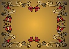 Golden Frame Royalty Free Stock Images Golden Frame Royalty Free Stock Images