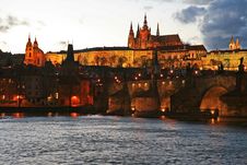 The Magnificent Prague Castle Royalty Free Stock Photography