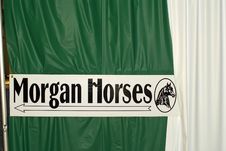 Morgan Horses Sign Royalty Free Stock Images Morgan Horses Sign Royalty Free Stock Images