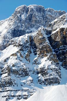 Mountain In Rockies Royalty Free Stock Photography Mountain In Rockies Royalty Free Stock Photography