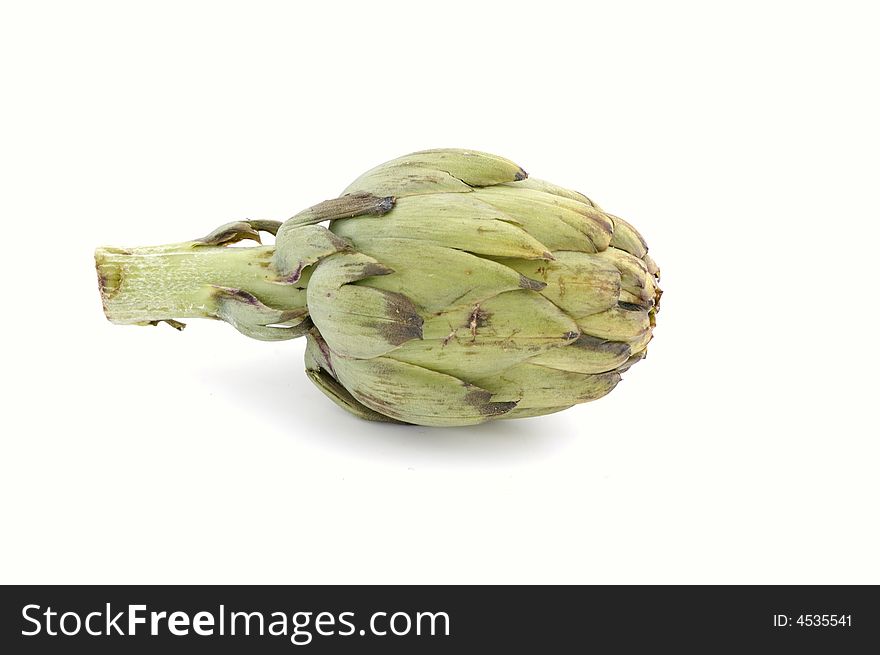 Artichoke isolated in background white