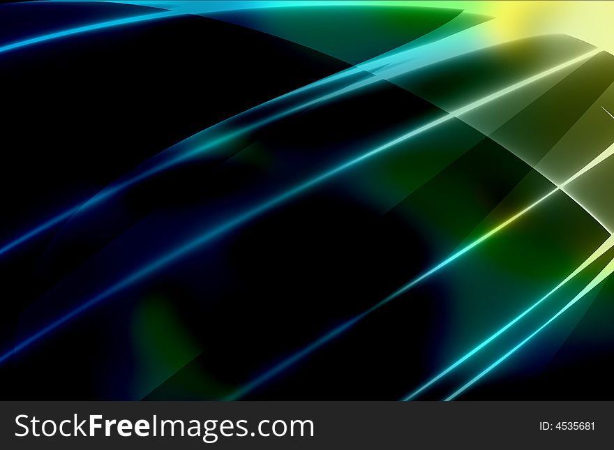 Colorful background with blue strips