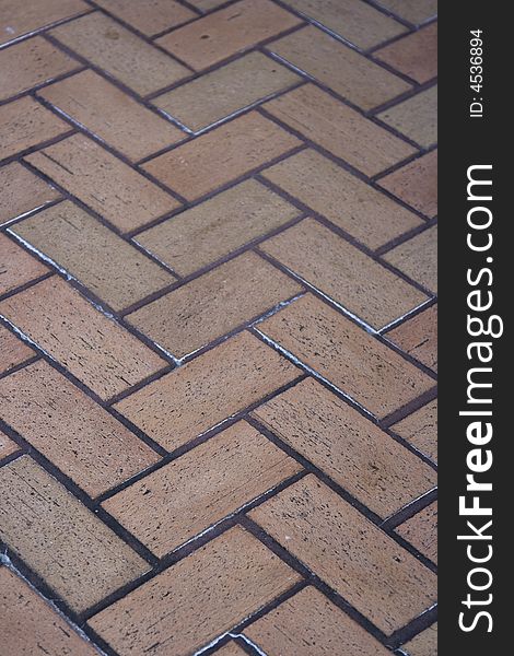 Stone walkway to the condo complex in Florida