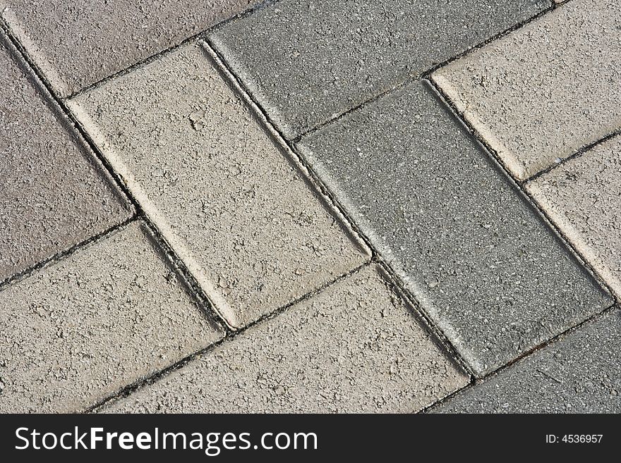 Stone walkway to a  condo complex in Florida