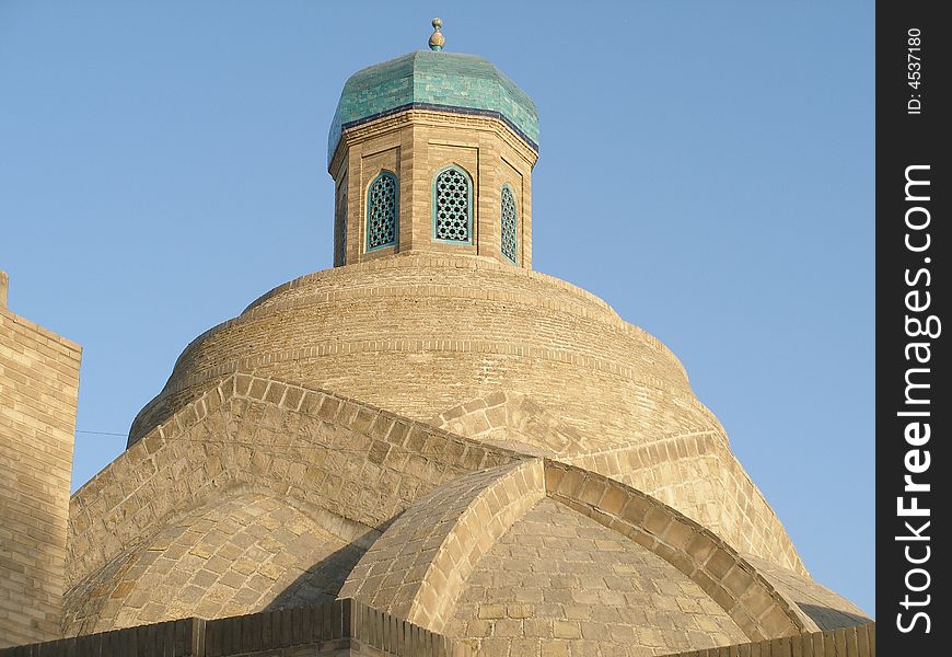Dome of the slave market in Bukhara, Uzbekistan. Dome of the slave market in Bukhara, Uzbekistan