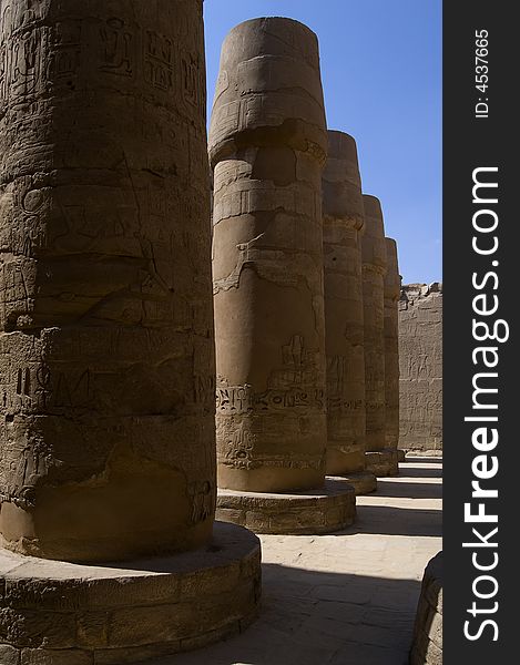 One of the Temples of Karnak. One of the Temples of Karnak