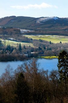 Castle On The Loch Royalty Free Stock Image Castle On The Loch Royalty Free Stock Image