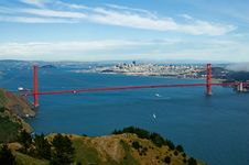Golden Gate Bridge And San Fra Stock Images Golden Gate Bridge And San Fra Stock Images