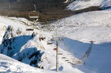 Ski Lift Royalty Free Stock Images