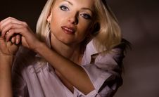 Pretty Young Woman Portrait Royalty Free Stock Image Pretty Young Woman Portrait Royalty Free Stock Image