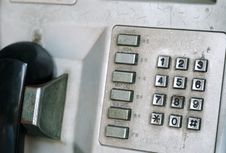 Old Public Phone Royalty Free Stock Photo Old Public Phone Royalty Free Stock Photo