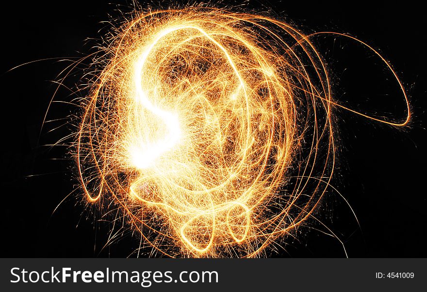 Photo of Flame Light Abstraction for design use