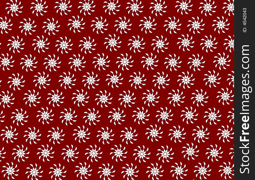 Red and white pattern for clothes