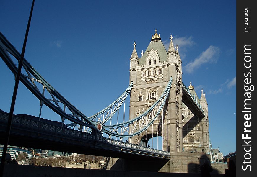 London Tower Bridge in winter 2007