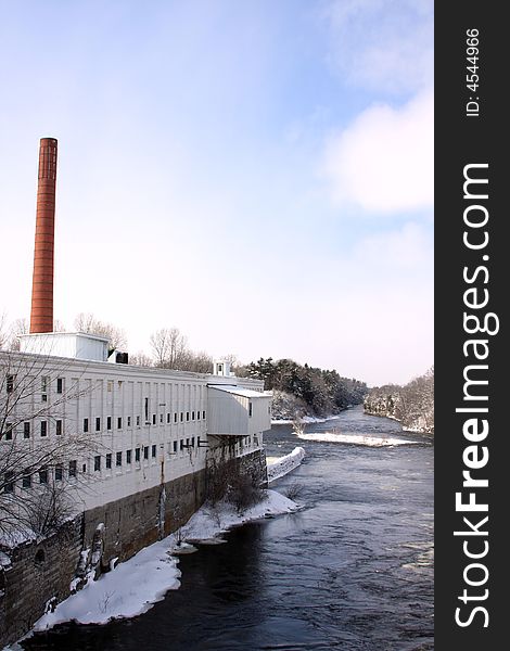 A mill was built on the Black River to take advantage of its swift curents. A mill was built on the Black River to take advantage of its swift curents.