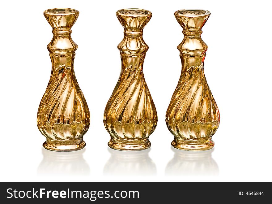 Religious luxury three golden bottles