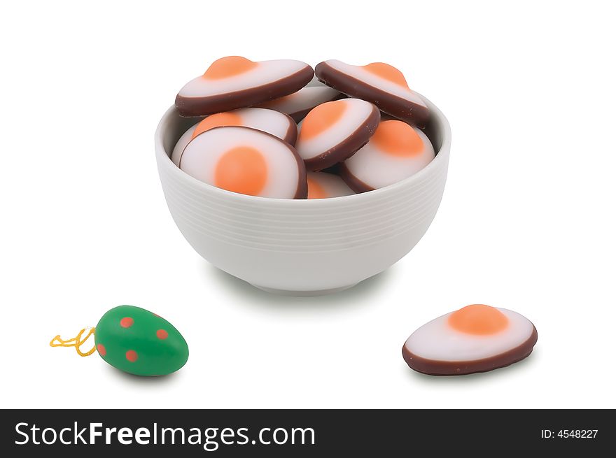 Easter marzipan eggs