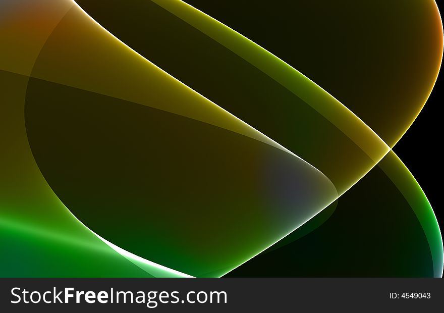 Green background with white strips