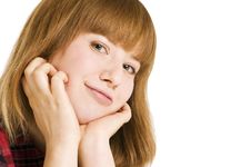 Portrait Of Young Woman Royalty Free Stock Photography Portrait Of Young Woman Royalty Free Stock Photography