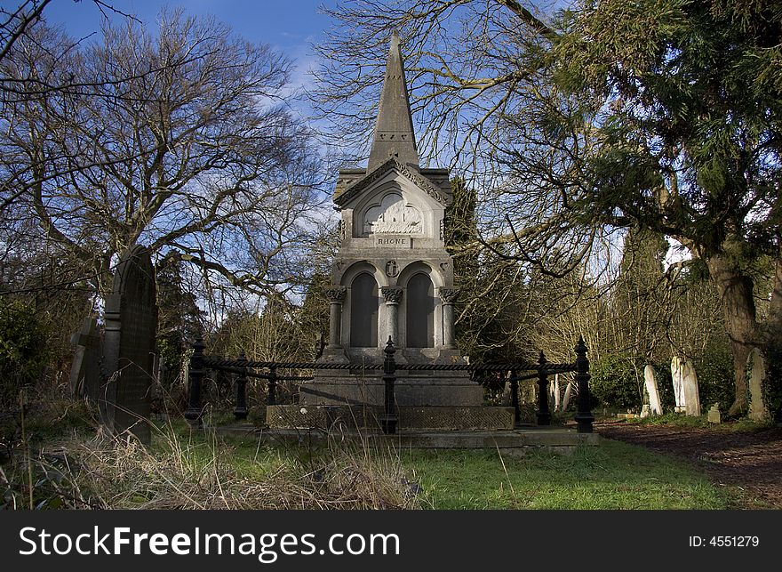 A tomb dedicated to the sailors of the RMS Rhone which sunk in the icy waters of the arctic. A tomb dedicated to the sailors of the RMS Rhone which sunk in the icy waters of the arctic