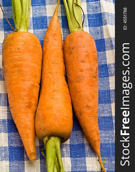 Food series: fresh ripe jrange carrot