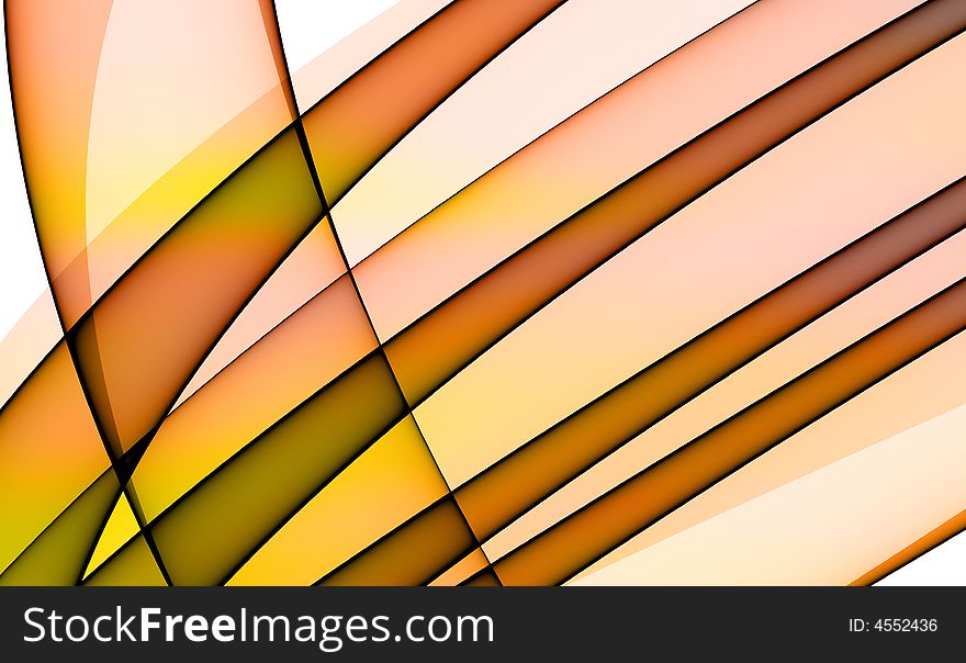 Orange lines on white background. Orange lines on white background