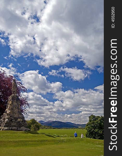 The scottish countryside aberfeldy perthshire scotland united kingdom. The scottish countryside aberfeldy perthshire scotland united kingdom