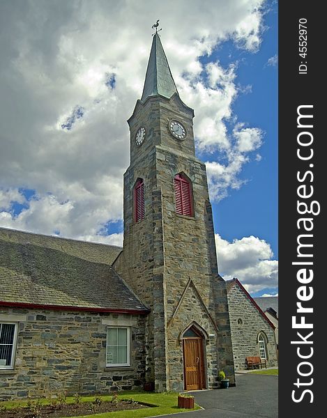 A church and tower ,alberfeldy,perthshire scotland united kingdom. A church and tower ,alberfeldy,perthshire scotland united kingdom