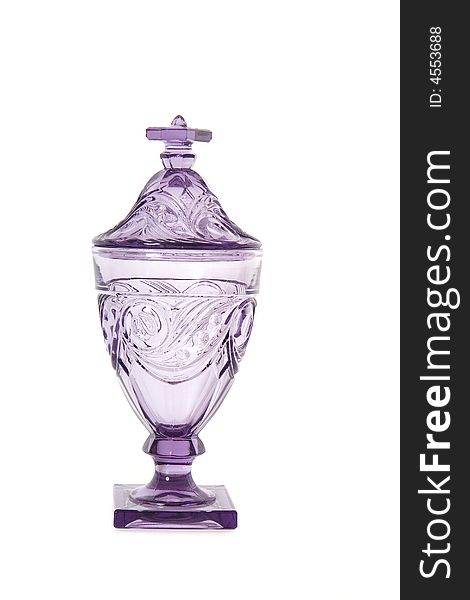 Purple Glass Jar